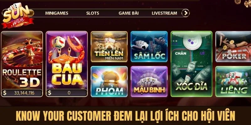 Know Your Customer đem lại lợi ích cho hội viên